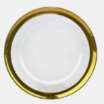 Wholesale glass charger plate PZ-012 product photo